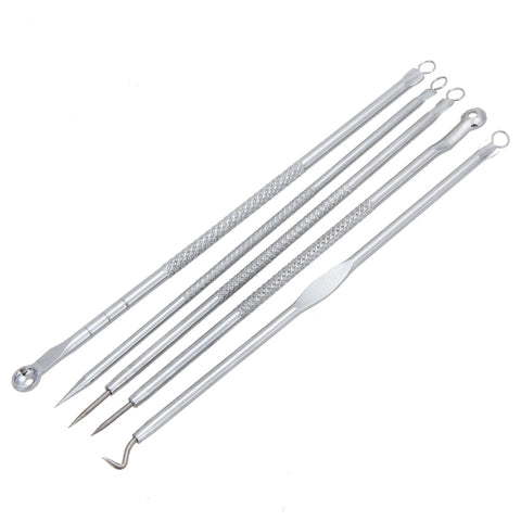 5pcs/set Blackhead-Whitehead-Pimple Extractor