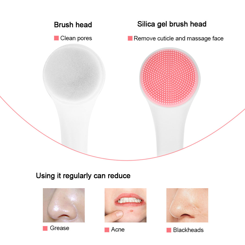 Double-sided Facial Cleansing Brush