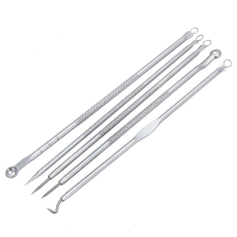 5pcs/set Blackhead-Whitehead-Pimple Extractor
